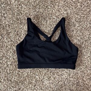 Women's Black Sports Bra (M)